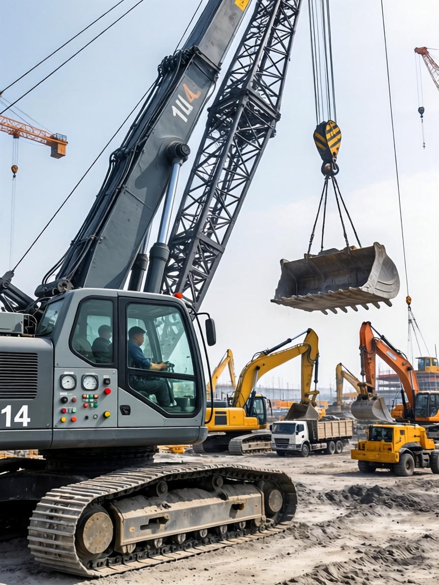 石煤机 QYS-14III 起重机