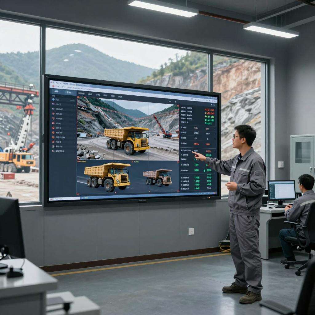 我国首台套新能源无人驾驶矿卡正式发布并投入使用