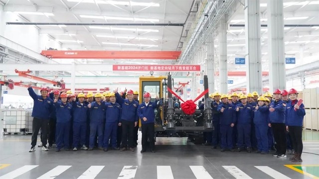 单月下线首超百台......徐工基础创造新速度！