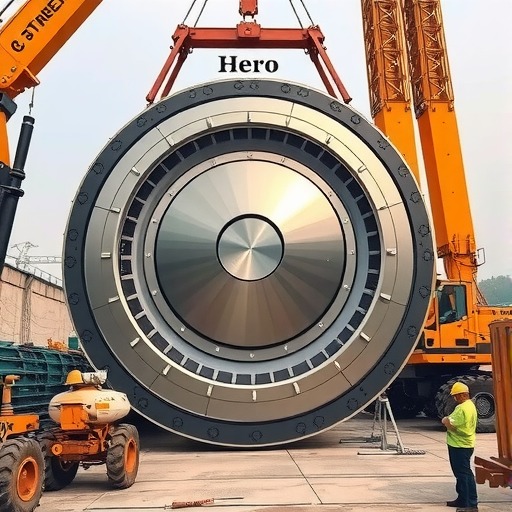 我国高铁最大直径盾构机“英雄号”下线！