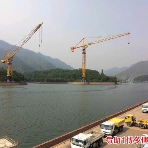 中国华电金沙江拉哇水电站正式启动大坝填筑