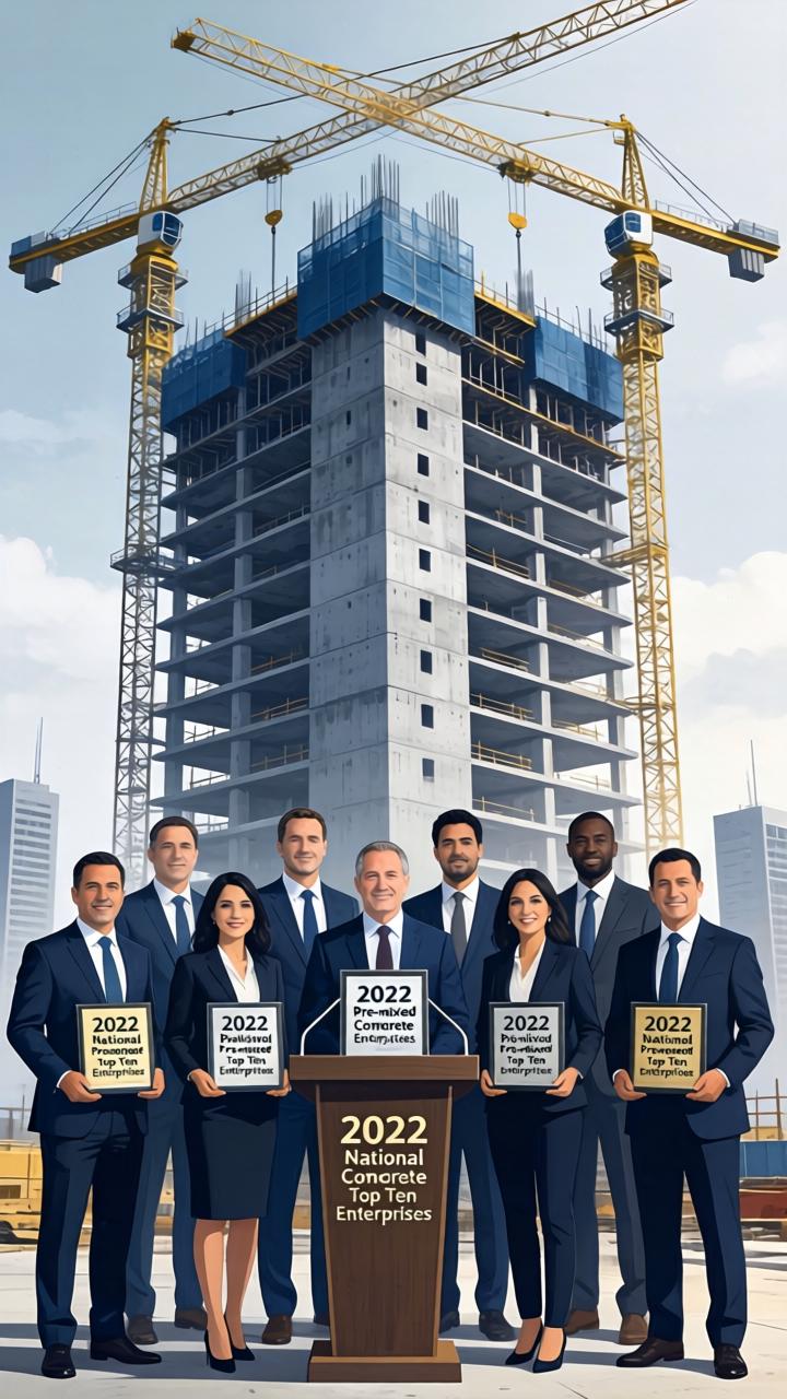 2022年度全国预拌混凝土十强企业授牌