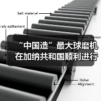 “中国造”最大球磨机在加纳共和国顺利进行吊装 “中国造”最大球磨机在加纳共和国顺利进行吊装