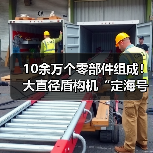10余万个零部件组成!大直径盾构机“定海号”顺利下线 10余万个零部件组成!大直径盾构机“定海号”顺利下线