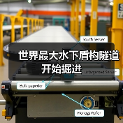 世界最大水下盾构隧道开始掘进 世界最大水下盾构隧道开始掘进