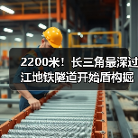 2200米!长三角最深过江地铁隧道开始盾构掘进 2200米!长三角最深过江地铁隧道开始盾构掘进