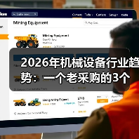 2026年机械设备行业趋势:一个老采购的3个残酷观察 2026年机械设备行业趋势:一个老采购的3个残酷观察