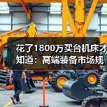 花了1800万买台机床才知道:高端装备市场规模的水有多深 花了1800万买台机床才知道:高端装备市场规模的水有多深