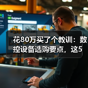 花80万买了个教训:数控设备选购要点,这5条建议值了 花80万买了个教训:数控设备选购要点,这5条建议值了