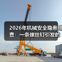 2026年机械安全隐患排查:一条螺丝钉引发的停工血泪史 2026年机械安全隐患排查:一条螺丝钉引发的停工血泪史
