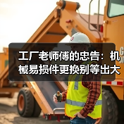 工厂老师傅的忠告:机械易损件更换别等出大事才动手 工厂老师傅的忠告:机械易损件更换别等出大事才动手