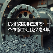 机械故障排查技巧：一个维修工让我少走3年弯路