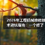 2026年工程机械维修技术避坑指南:一个修了8年挖机的老手自述 2026年工程机械维修技术避坑指南:一个修了8年挖机的老手自述