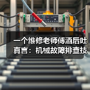 一个维修老师傅酒后吐真言:机械故障排查技巧,90%的人第一步就错了 一个维修老师傅酒后吐真言:机械故障排查技巧,90%的人第一步就错了