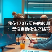我花170万买来的教训：柔性自动化生产线不是越贵越好