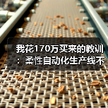 我花170万买来的教训：柔性自动化生产线不是越贵越好