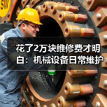 花了2万块维修费才明白:机械设备日常维护的真相 花了2万块维修费才明白:机械设备日常维护的真相
