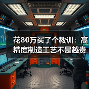 花80万买了个教训：高精度制造工艺不是越贵越好