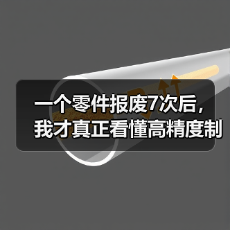 一个零件报废7次后,我才真正看懂高精度制造工艺 一个零件报废7次后,我才真正看懂高精度制造工艺