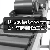 花1200块修个零件才明白:高精度制造工艺为什么贵得离谱 花1200块修个零件才明白:高精度制造工艺为什么贵得离谱