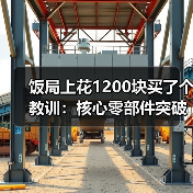 饭局上花1200块买了个教训:核心零部件突破 饭局上花1200块买了个教训:核心零部件突破