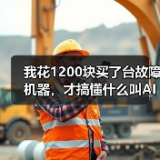 我花1200块买了台故障机器,才搞懂什么叫AI赋能机械设备 我花1200块买了台故障机器,才搞懂什么叫AI赋能机械设备