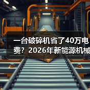 一台破碎机省了40万电费?2026年新能源机械设备到底怎么选 一台破碎机省了40万电费?2026年新能源机械设备到底怎么选