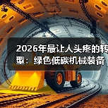2026年最让人头疼的转型:绿色低碳机械装备到底值不值得投? 2026年最让人头疼的转型:绿色低碳机械装备到底值不值得投?