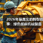2026年最真实的转型故事:绿色低碳机械装备如何让我的小厂起死回生 2026年最真实的转型故事:绿色低碳机械装备如何让我的小厂起死回生