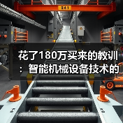 花了180万买来的教训：智能机械设备技术的水到底有多深