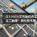 花1200万买五轴机床却当三轴用?数控技术革新别踩这个坑 花1200万买五轴机床却当三轴用?数控技术革新别踩这个坑