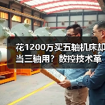 花1200万买五轴机床却当三轴用?数控技术革新别踩这个坑 花1200万买五轴机床却当三轴用?数控技术革新别踩这个坑