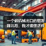 一个做机械出口的朋友踩坑后，我才搞懂这件事