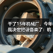 干了15年机械厂,今年我决定把设备卖了:机械行业转型升级的血泪教训 干了15年机械厂,今年我决定把设备卖了:机械行业转型升级的血泪教训