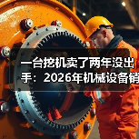 一台挖机卖了两年没出手：2026年机械设备销量数据给我的三个教训