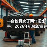 一台挖机卖了两年没出手：2026年机械设备销量数据给我的三个教训