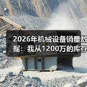 2026年机械设备销量数据：我从1200万的库存里悟出的3个真相
