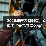 2026年做装备制造，别再问“景气度怎么样”了