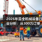 2026年最全机械设备行业分析:从300万订单黄了说起 2026年最全机械设备行业分析:从300万订单黄了说起