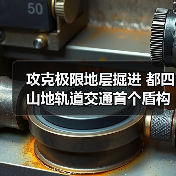 攻克极限地层掘进 都四山地轨道交通首个盾构隧道贯通 攻克极限地层掘进 都四山地轨道交通首个盾构隧道贯通