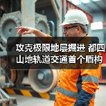 攻克极限地层掘进 都四山地轨道交通首个盾构隧道贯通 攻克极限地层掘进 都四山地轨道交通首个盾构隧道贯通
