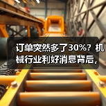 订单突然多了30%?机械行业利好消息背后,我差点哭出来 订单突然多了30%?机械行业利好消息背后,我差点哭出来