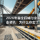 2026年最全机械行业展会资讯:为什么你去了也是白去? 2026年最全机械行业展会资讯:为什么你去了也是白去?