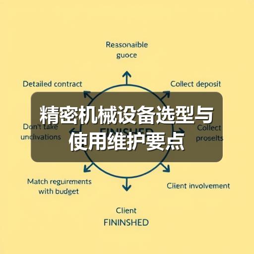 精密机械设备选型与使用维护要点 精密机械设备选型与使用维护要点