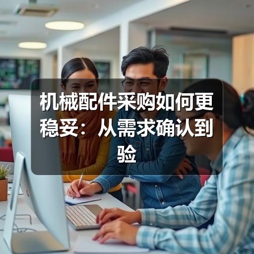 机械配件采购如何更稳妥：从需求确认到验收的实用指南