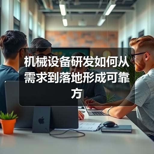 机械设备研发如何从需求到落地形成可靠方案 机械设备研发如何从需求到落地形成可靠方案