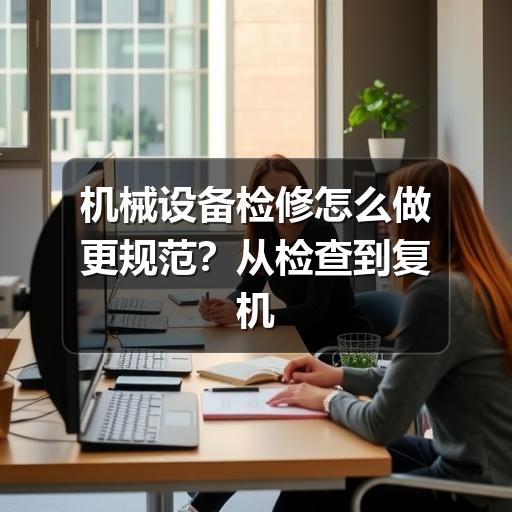 机械设备检修怎么做更规范?从检查到复机的实用流程 机械设备检修怎么做更规范?从检查到复机的实用流程