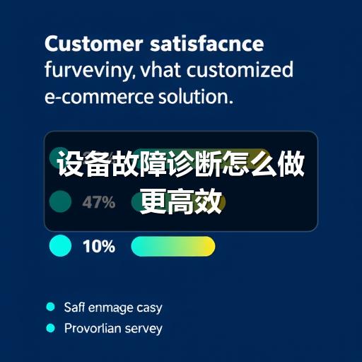 设备故障诊断怎么做更高效