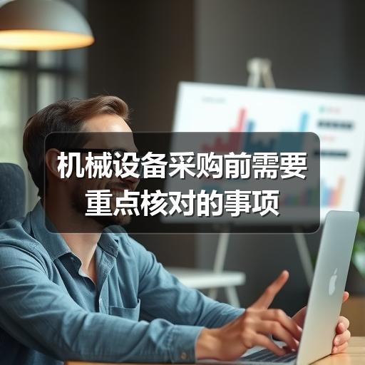 机械设备采购前需要重点核对的事项 机械设备采购前需要重点核对的事项