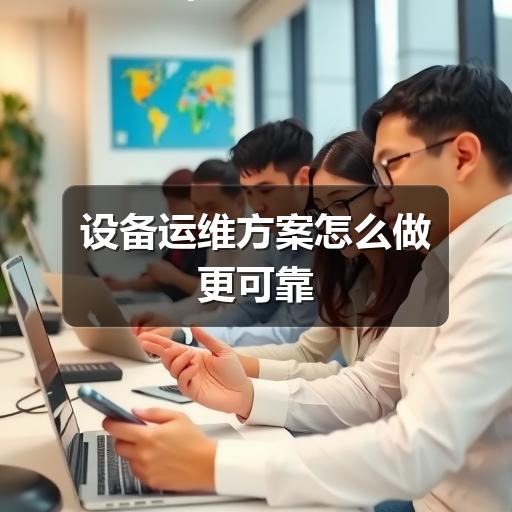 设备运维方案怎么做更可靠 设备运维方案怎么做更可靠